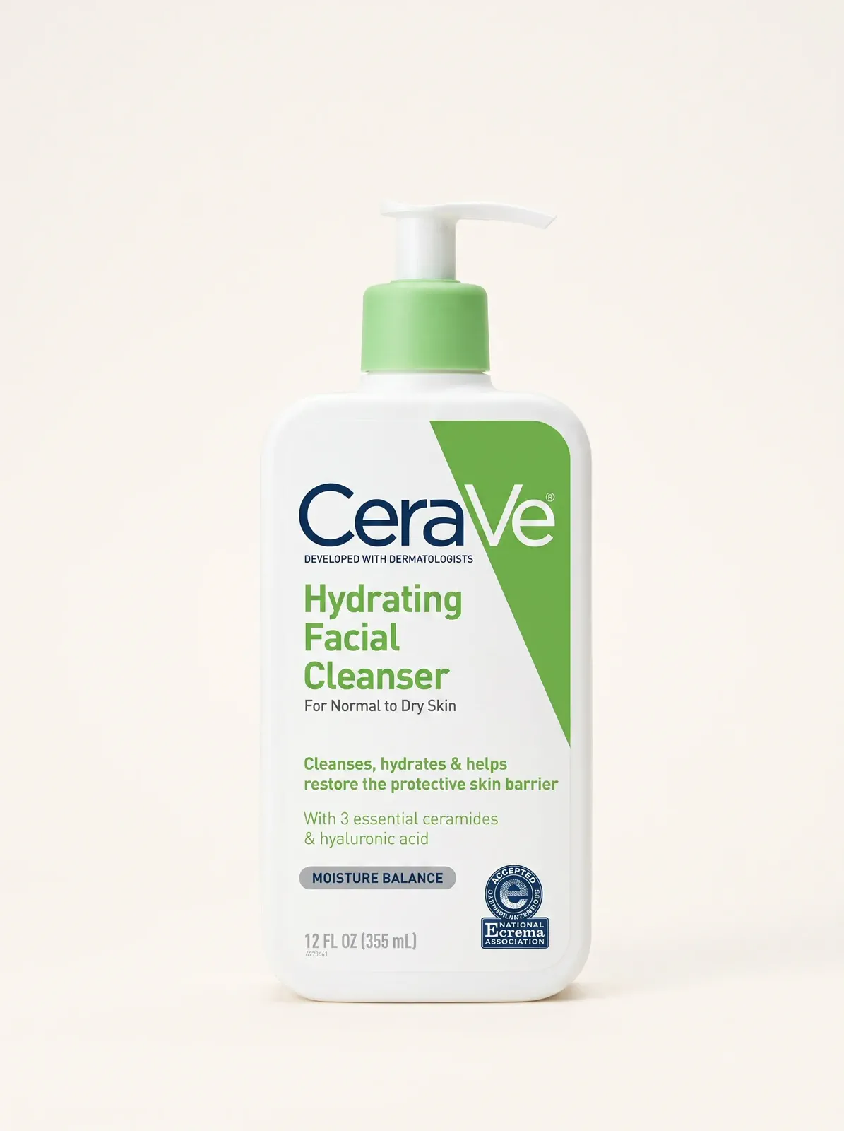A compact skincare-bottle packshot with even spacing and a catalog-safe commercial crop.